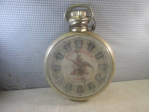 (FS) Vintage Budweiser Lightup Wall Clock 15 Wide x 20 High - Light Works  Minute Hand Moved But Seemed Slow  Face of Clock is Rough