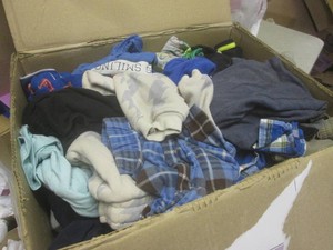 (F-3) Big Box of Assorted Clothes