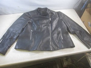 (RCK) Faux Leather Jacket Size 4XL