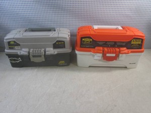 (BSB) 2 Plano Fishing Tackle Boxes with Contents