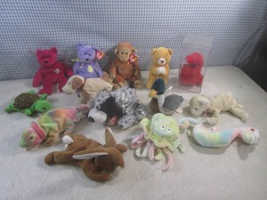 (A-2) Assorted TY Beanie Babies