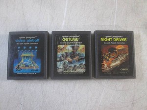 (EC1) 3 Vintage Atari 2600 Game Cartriges
