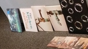 8 small canvas prints