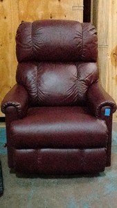 maroon recliner chair
