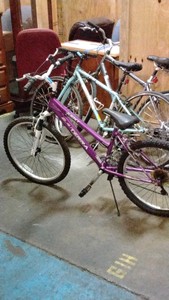 purple bike
