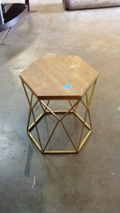 wooden side table