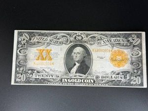 1922 $20 US Gold Certificate