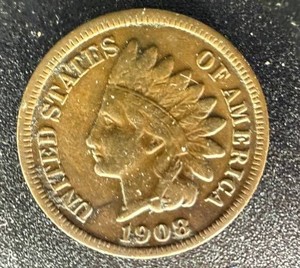 1908S Indian Head Penny