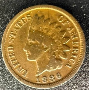 1886 Indian Head Cent VG