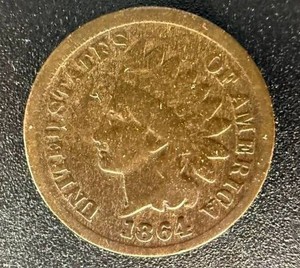 1964-L Indian Head Cent