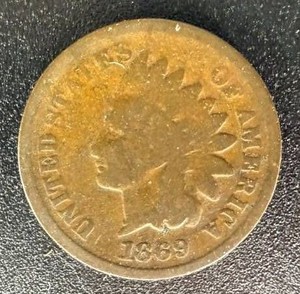 1869 Indian Head Cent