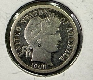 1908O Barber Dime