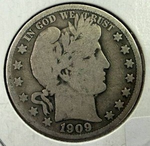 1909 Barber Half Dollar