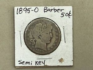 1895O Barber Half Dollar - Semi Key Date