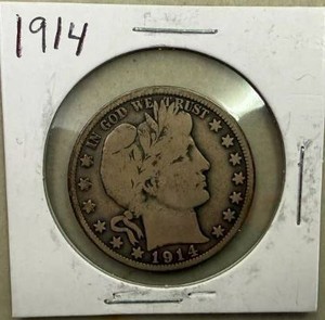 1914 Barber Half Dollar