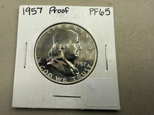 1957 Franklin Half Dollar Proof PF65