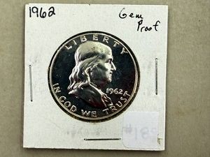 1962 Franklin Half Dollar Gem Proof