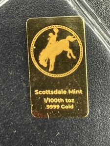 1100th oz .9999 Gold Scottsdale Mint