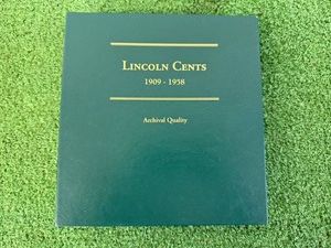 Lincoln Cents 1909-1958 Book - 135 Coins, 6 Missing