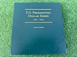US Presidential Dollar Series Book 2007-2016 - 77 Coins