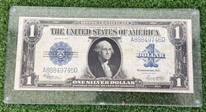 1923 $1 Silver Certificate Blue Seal