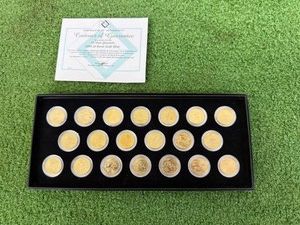 24K Gold Plated State Quarters - 20 Total