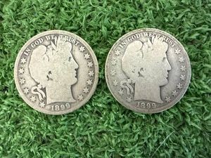 1899 & 1899O Barber Half Dollars
