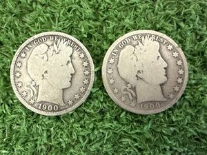 1900 & 1900O Barber Half Dollars