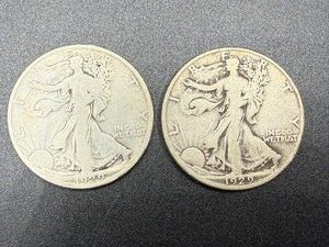 1929D &amp 1929S Walking Liberty Half Dollars