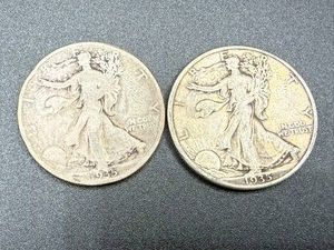 1935 & 1935D Walking Liberty Half Dollars