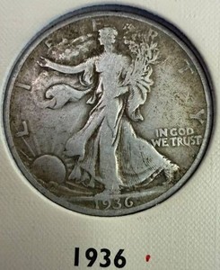 1936 Walking Liberty Half Dollar