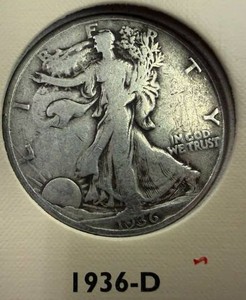 1936D Walking Liberty Half Dollar