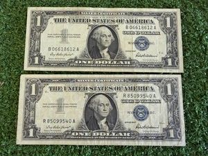 2 1957 Silver Certificates