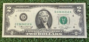 1976 D-4 $2 Bill Uncirculated