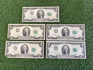 5 1976 I9 $2 Bills
