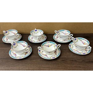 Royal Albert Bone China Floral Teacup & Saucer Set 6