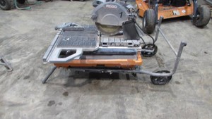 Ridgid Portable Tile Saw on Stand