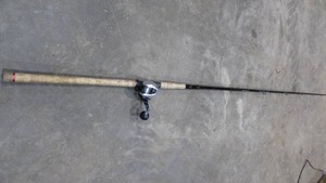 10 Musky Pole with Bait Caster Reel