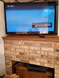 Sony Bravia 45 Television Set with VCR and Sony Blue Ray DVD Player Model BDP-S350