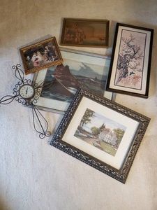 Lot of Wall Dcor  Beautiful Framed Artwork
