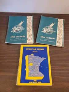 After the Battle A History of Battle Lake MN Books, and Ottrer Tail County 1985 Atlas and Plat Book