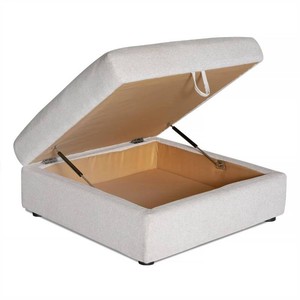 NEW Lugano Linen Storage Ottoman 36 x 36 x 20 - Lift-Top Hidden Storage