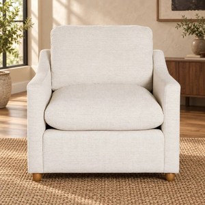 NEW My Cloud Slope Chair 37 Dover Linen - Spill-Resistant, Machine-Washable Covers