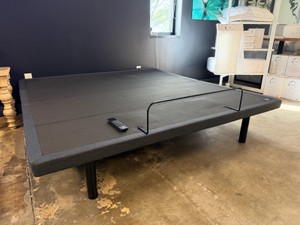 King BaseLogic Adjustable Bed Base - Massage, Light Therapy & Remote