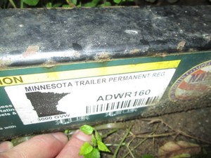 2005 Great Timber flatbed trailer with rear ramp