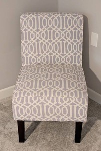 LL - Geometric Side Chair - Upholstered Accent Chair