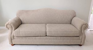 ML - Sofa - Craftmaster Furniture Taupe Rolled-Arm Couch