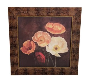 LL - Poppies Framed Floral Print