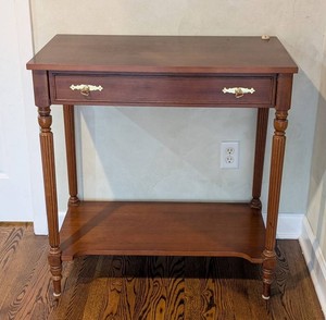 ML - Console Table - the Bombay Company Wood Entryway Table