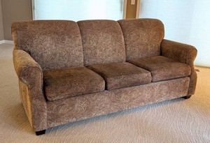 ML - Sofa - Kincaid Paisley Upholstered Three-Seat Couch